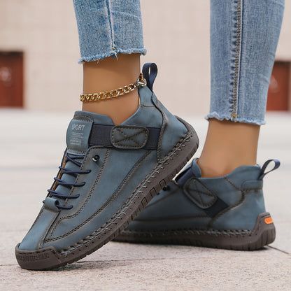 Lena | Sleek Slip-On Sneakers with Velcro Strap