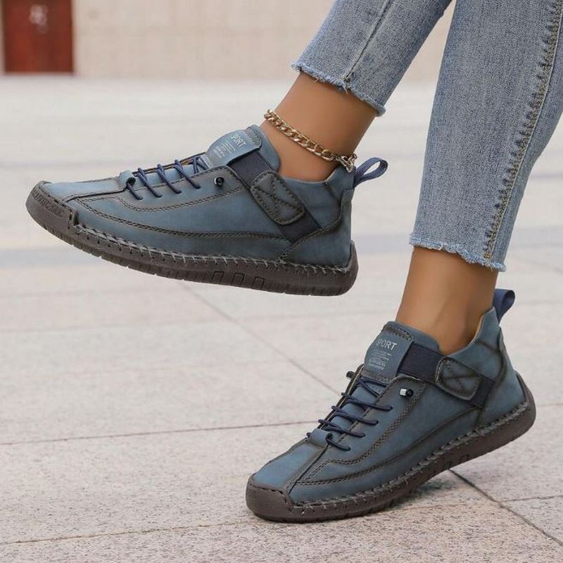 Lena | Sleek Slip-On Sneakers with Velcro Strap