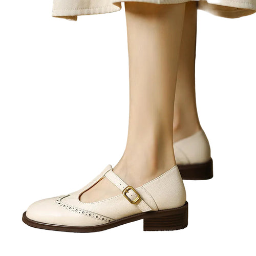 Lila | T-Strap Block Heel Mary Jane Shoes