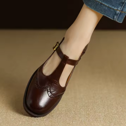 Lila | T-Strap Block Heel Mary Jane Shoes